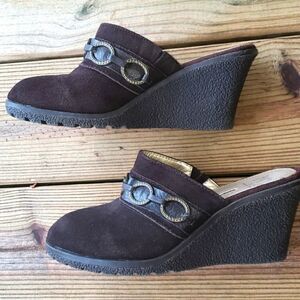 New Directions Wedge women's black shoes, size 7.5